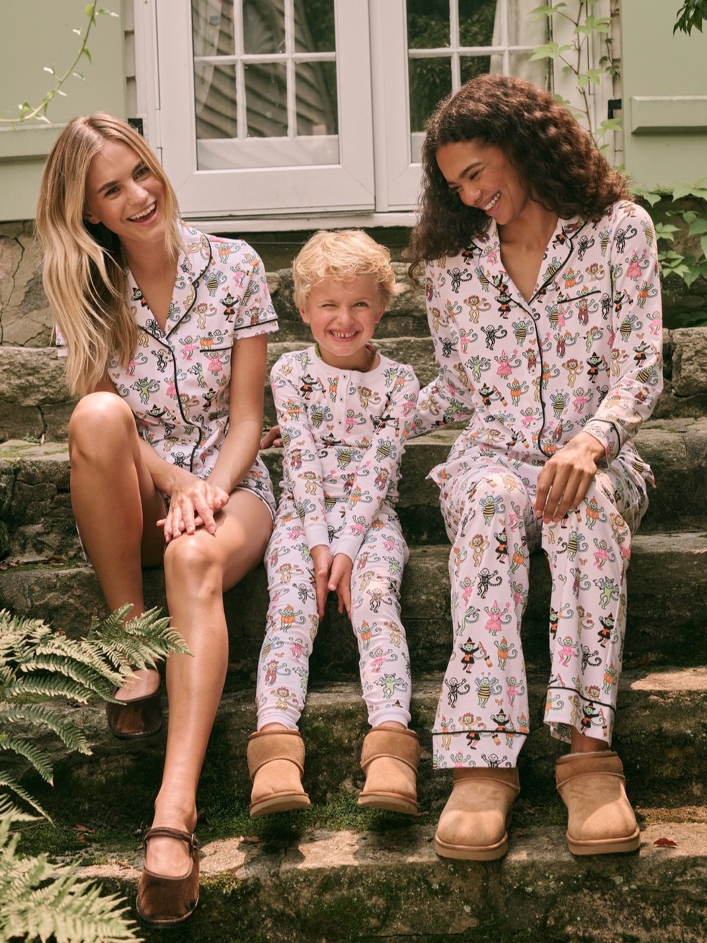 Roller Rabbit Boo Crew Polo Pajamas